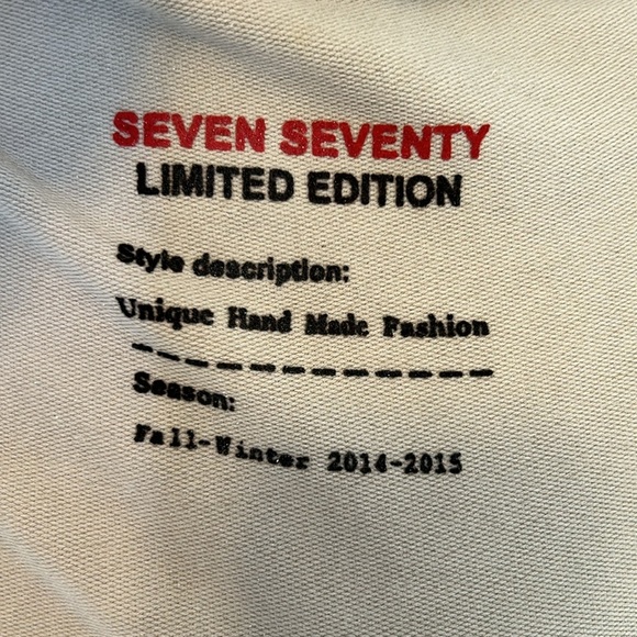 Seven Seventy Limited Edition Fringed Vest - Picture 8 of 8